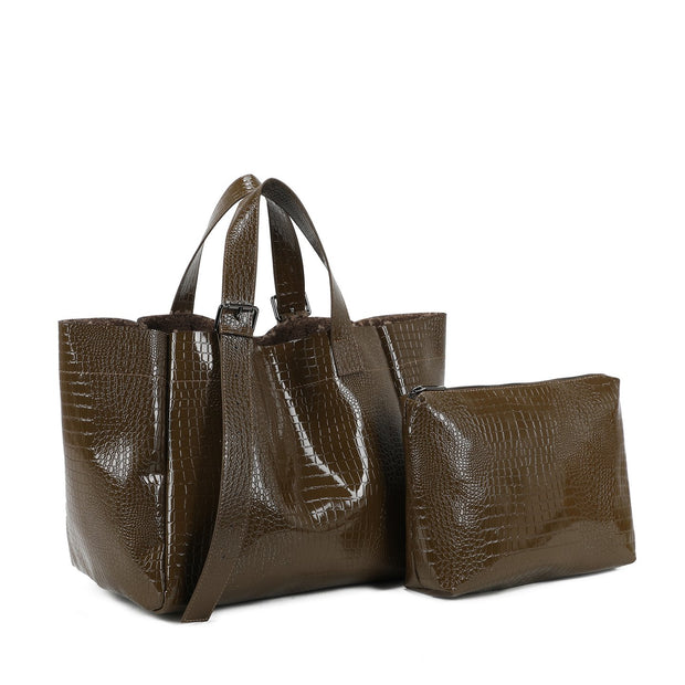 Sac à main Shopper en vernis