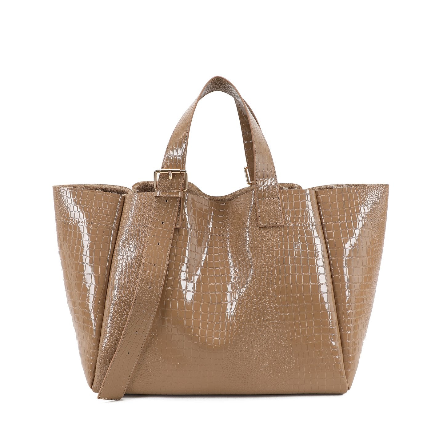 Sac à main Shopper en vernis