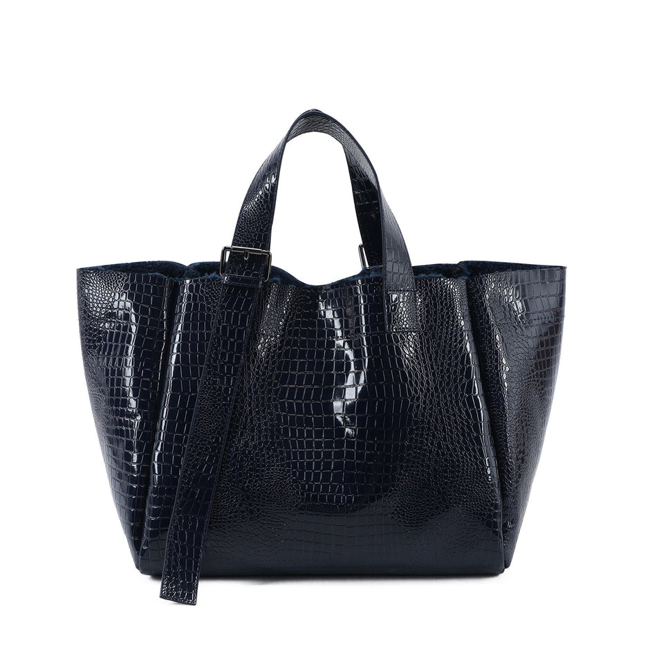 Sac à main Shopper en vernis
