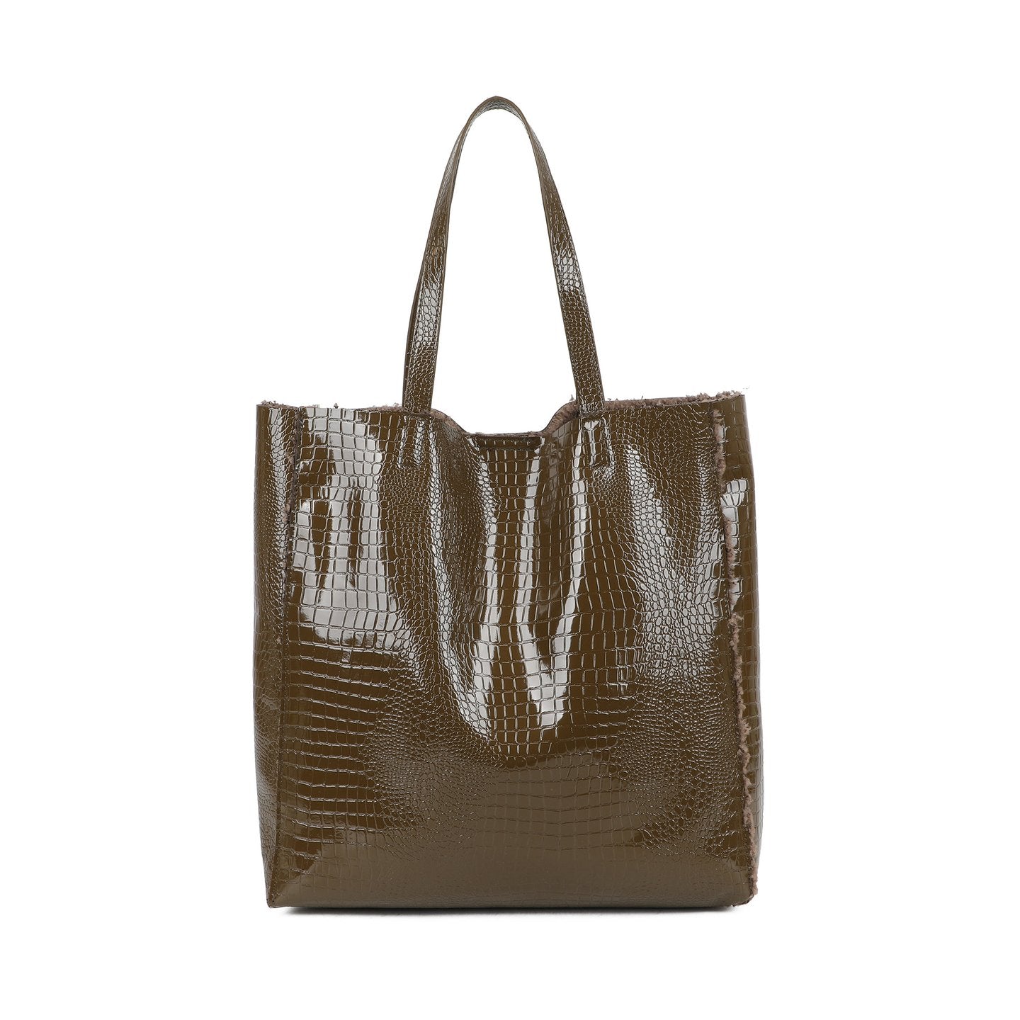 Sac à main Shopper en vernis