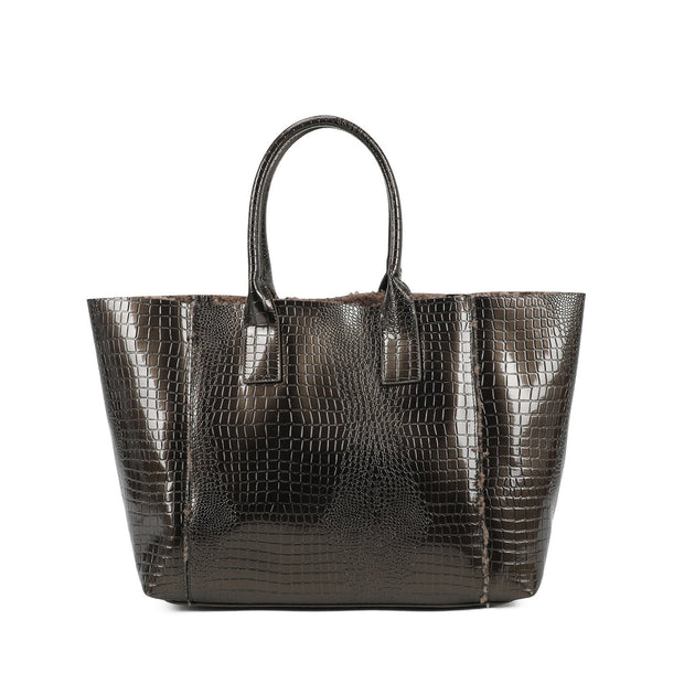 Sac à main Shopper en vernis