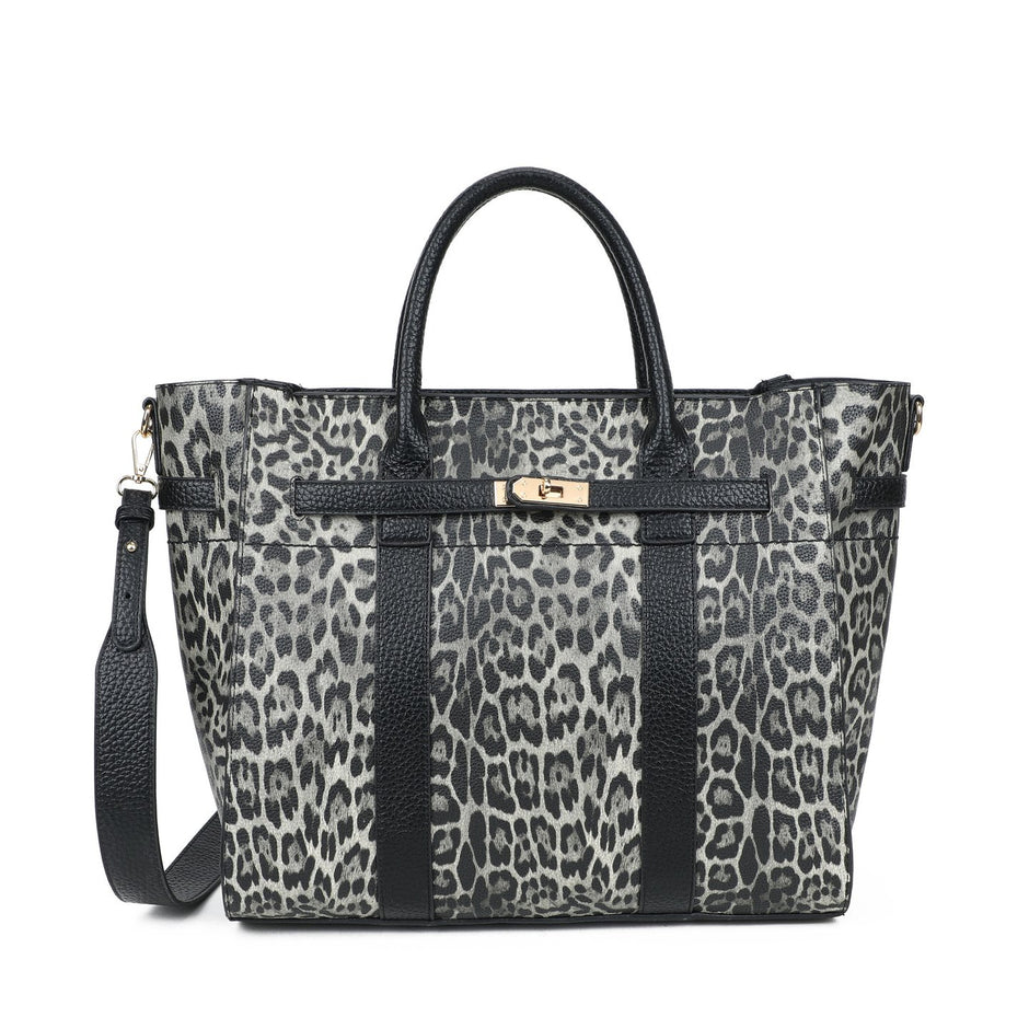 Sac à main Shopper imprimé animal