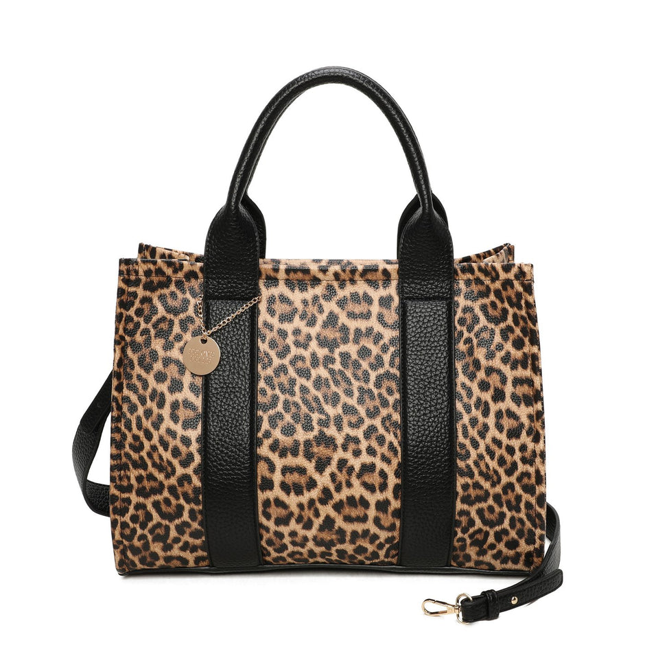 Sac à main Shopper imprimé animal