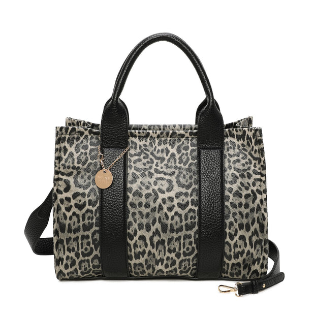 Sac à main Shopper imprimé animal