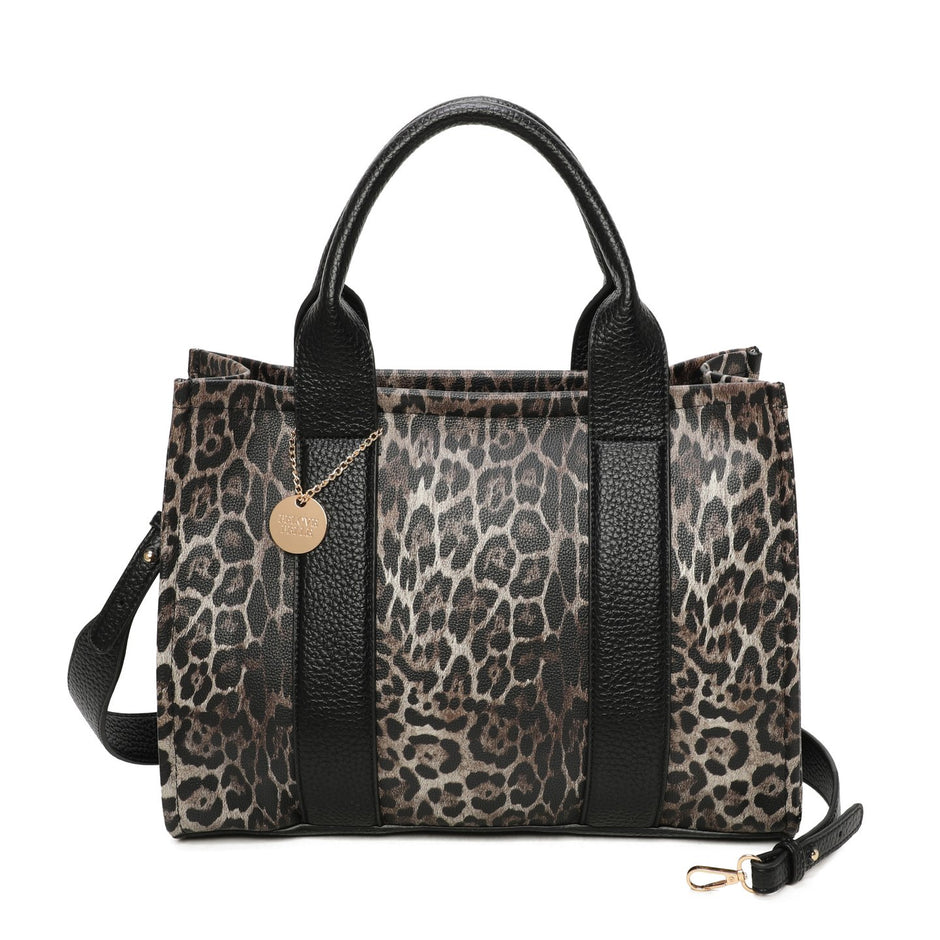 Sac à main Shopper imprimé animal