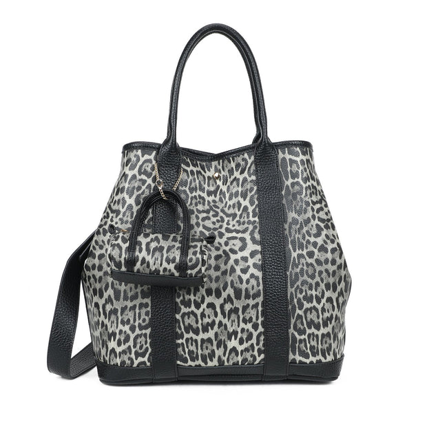 Sac à main Shopper imprimé animal