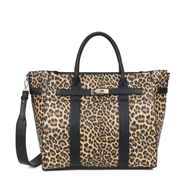 Sac à main Shopper imprimé animal