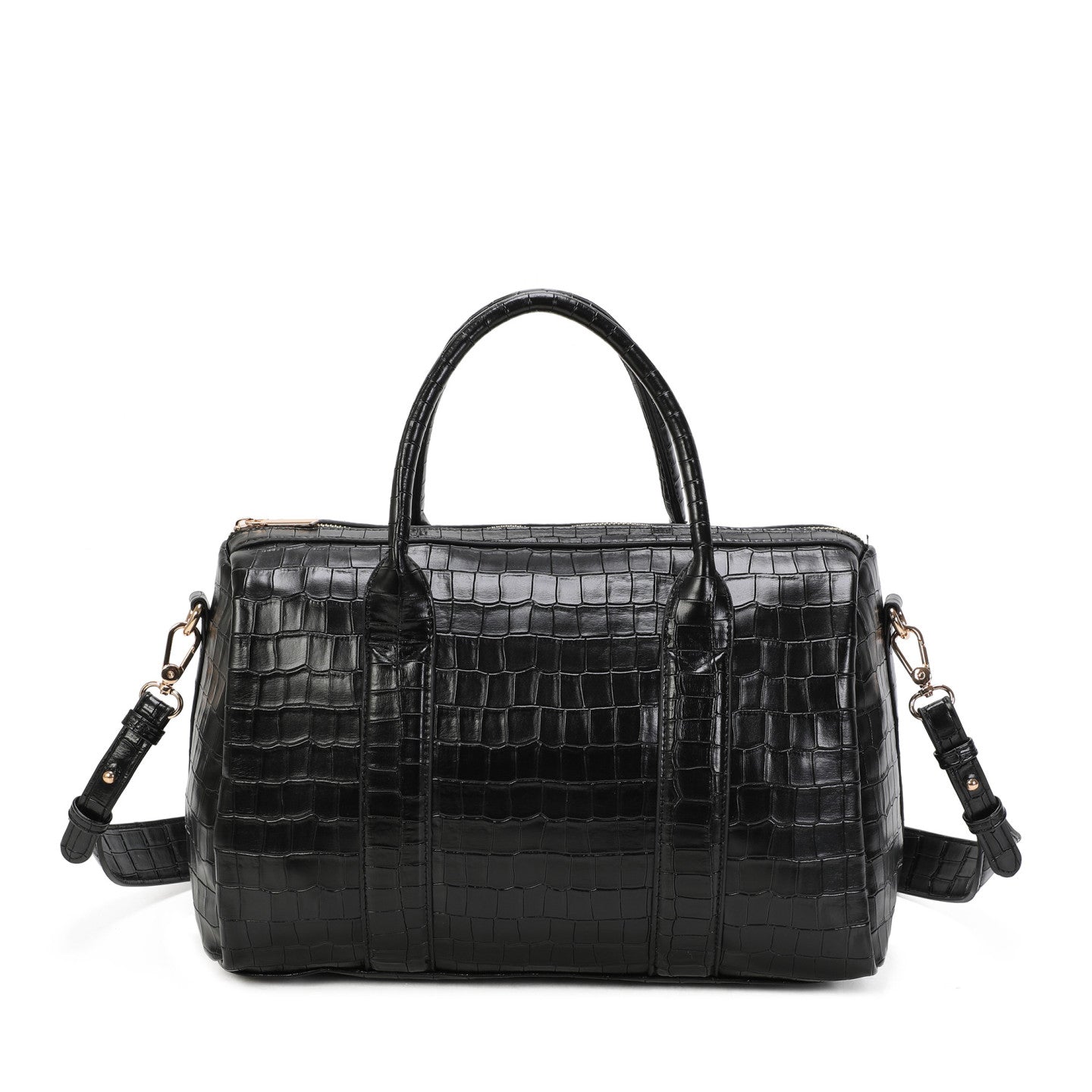 Sac à main texture croco