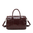 Sac à main texture croco