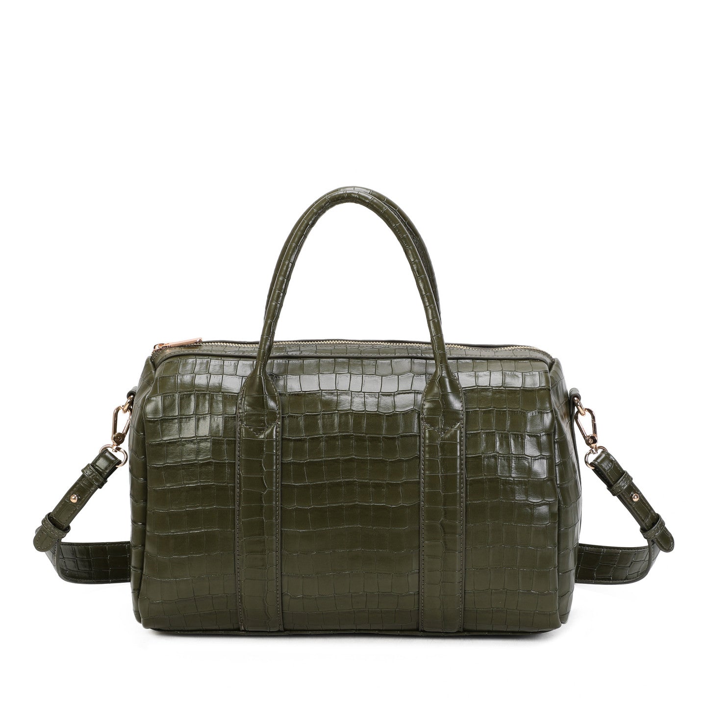 Sac à main texture croco