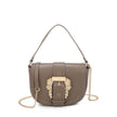 Sac bandoulière avec détails dorés