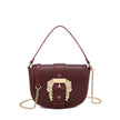Sac bandoulière avec détails dorés