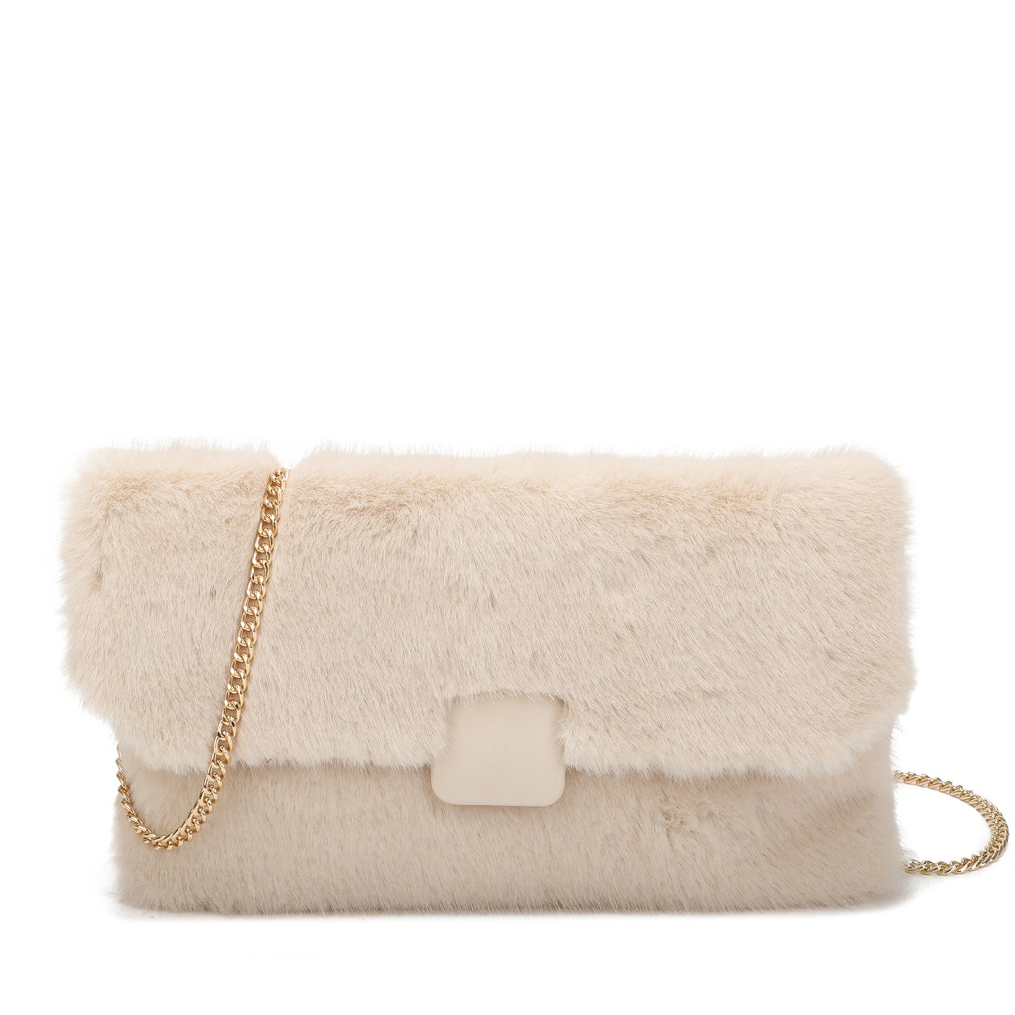 Sac bandoulière avec fourrure