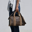 Sac bandoulière avec fourrure