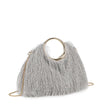 Sac bandoulière avec fourrure