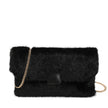Sac bandoulière avec fourrure