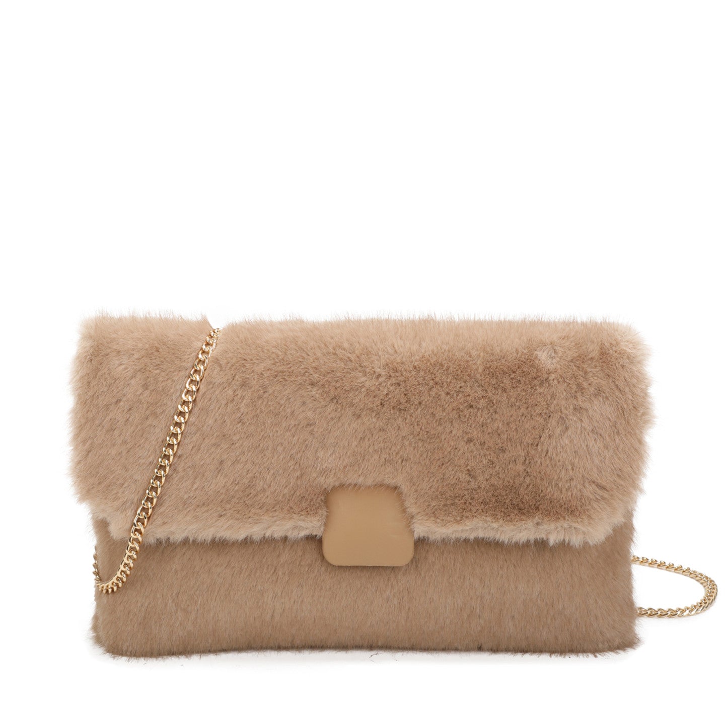 Sac bandoulière avec fourrure