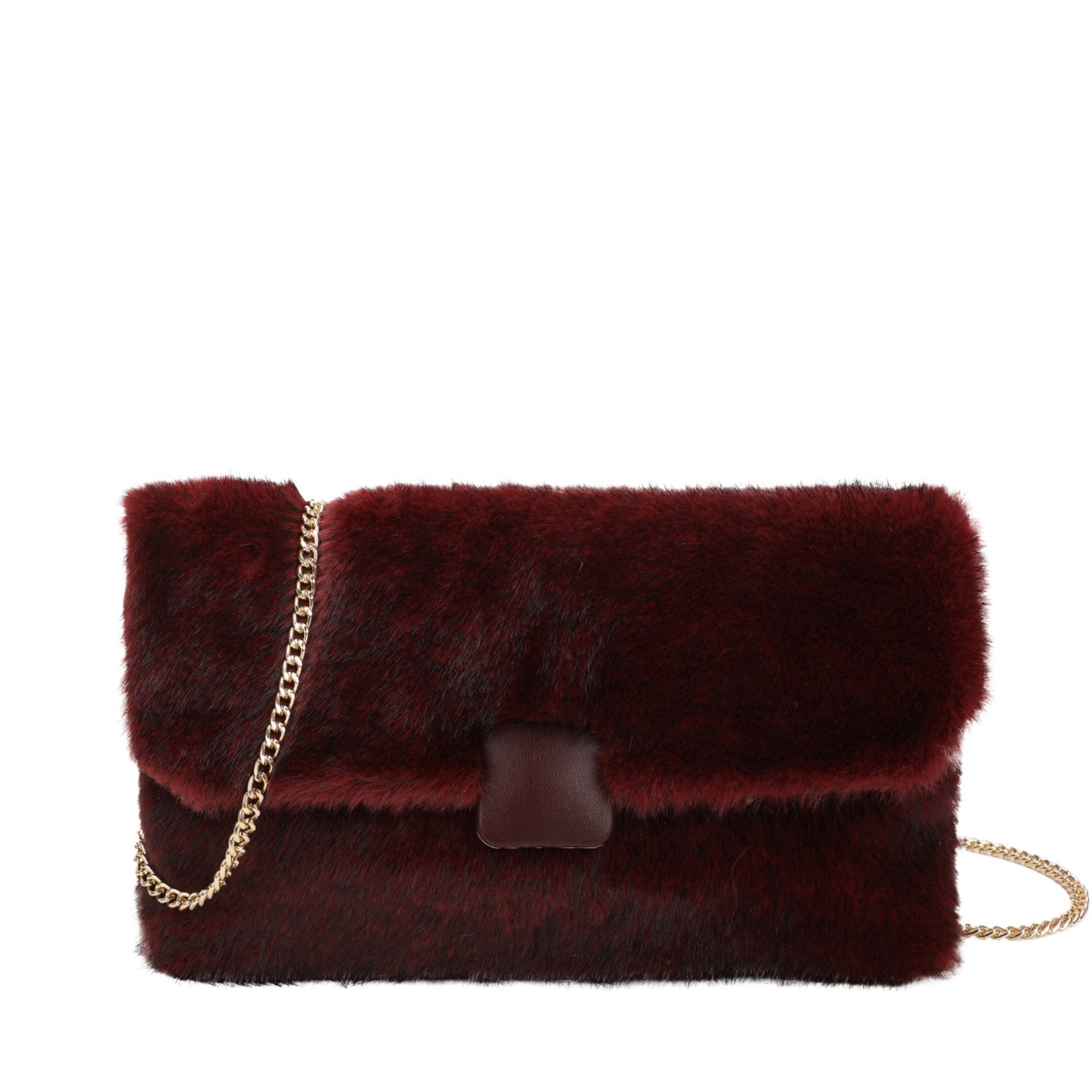 Sac bandoulière avec fourrure