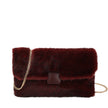 Sac bandoulière avec fourrure