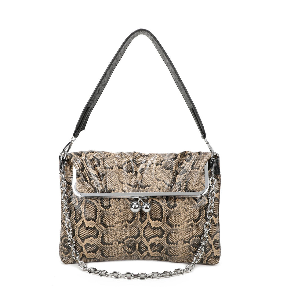 Sac bandoulière avec imprimé animal