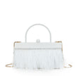 Sac bandoulière avec plumes