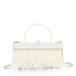 Sac bandoulière avec plumes