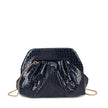 Sac bandoulière en croco et vernis