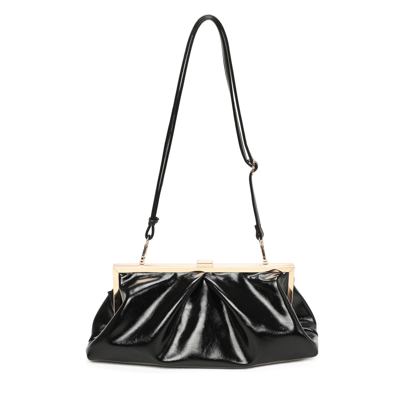 Sac bandoulière en tissu brillant