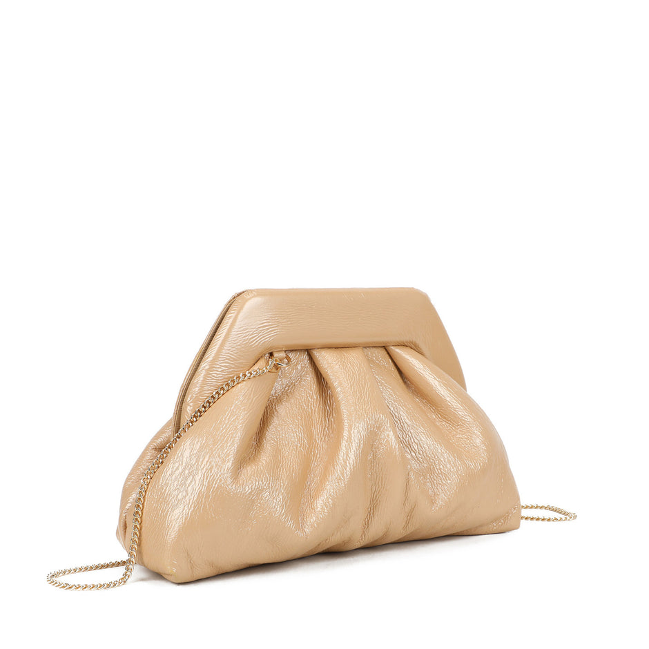 Sac bandoulière en tissu brillant