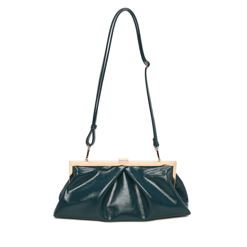 Sac bandoulière en tissu brillant