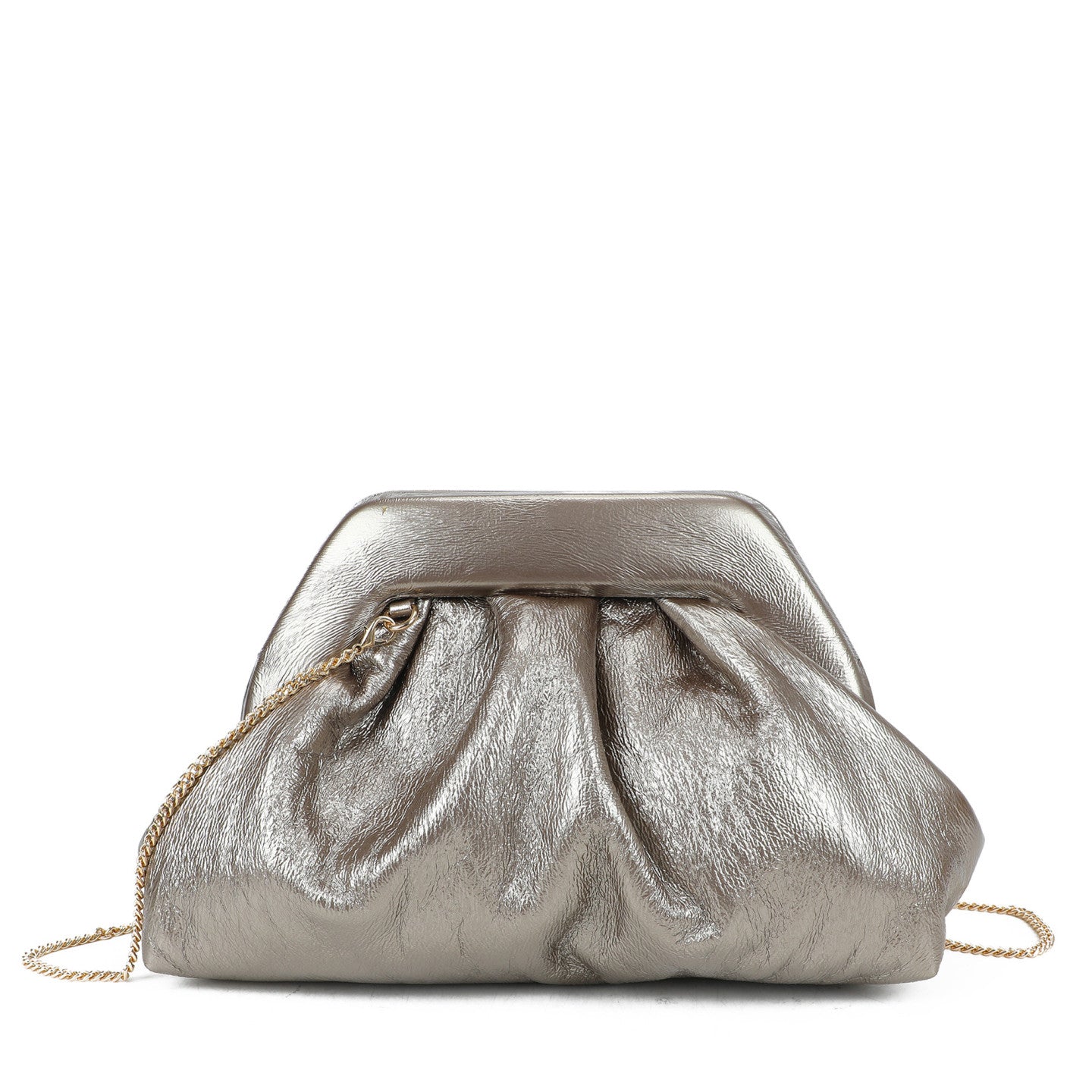 Sac bandoulière en tissu brillant