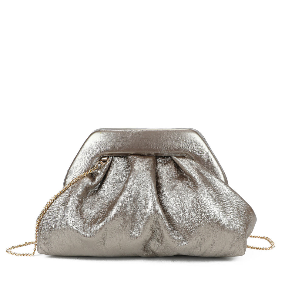 Sac bandoulière en tissu brillant