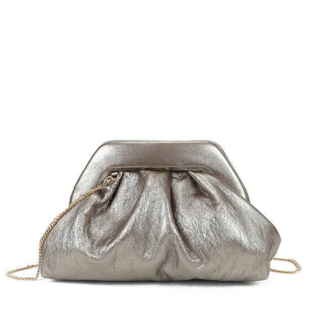 Sac bandoulière en tissu brillant