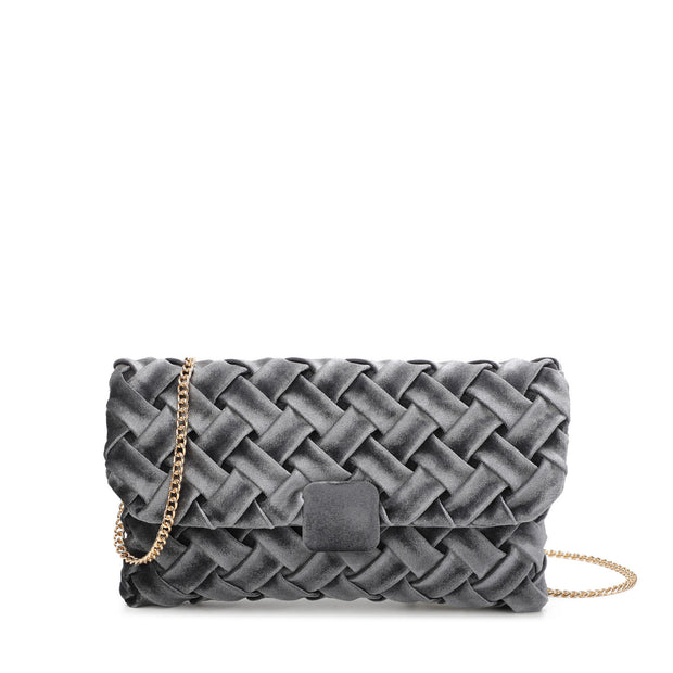Sac bandoulière en tissu velouté