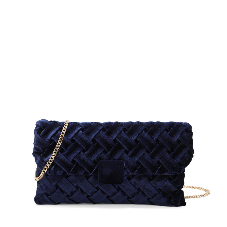 Sac bandoulière en tissu velouté