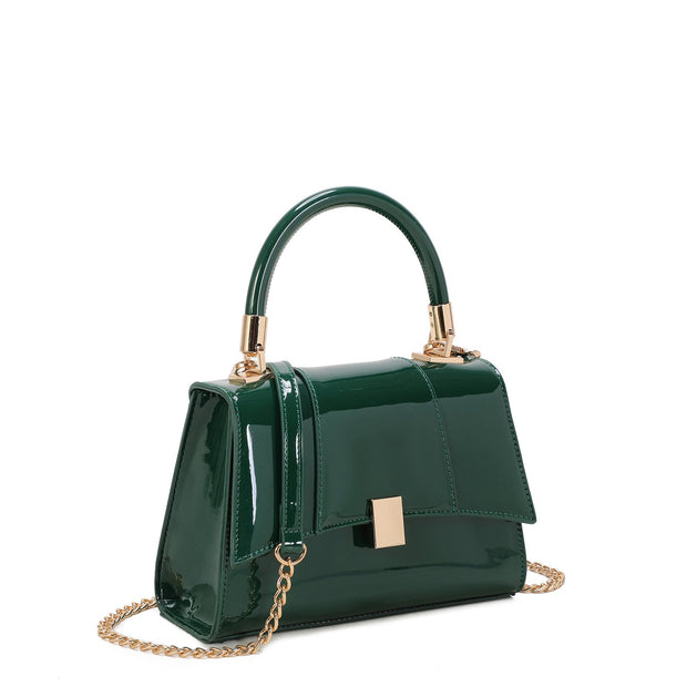 Sac bandoulière en vernis