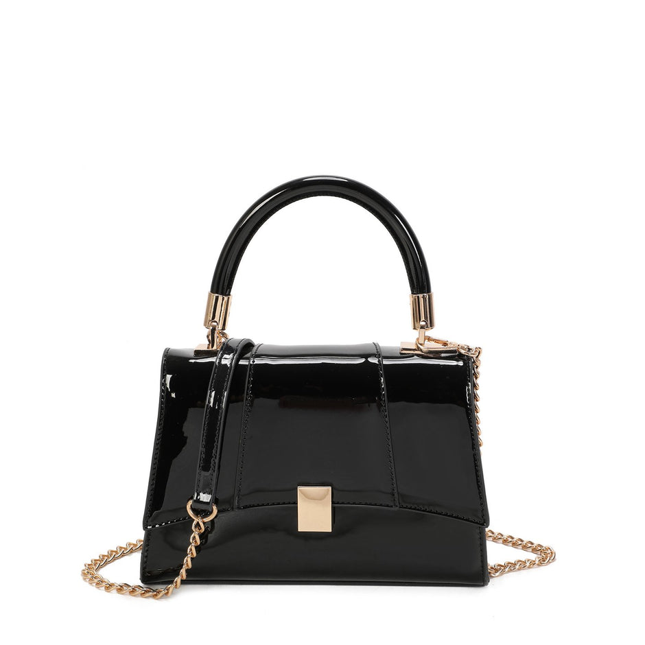 Sac bandoulière en vernis