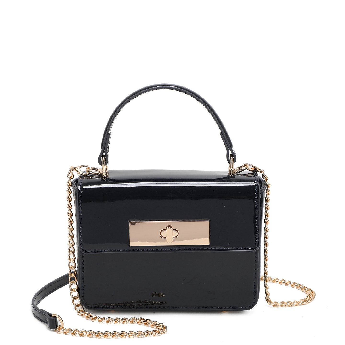 Sac bandoulière en vernis