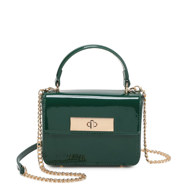 Sac bandoulière en vernis