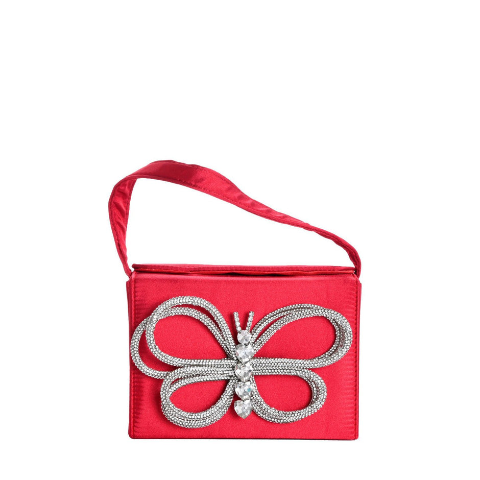 Pochette femme avec papillon