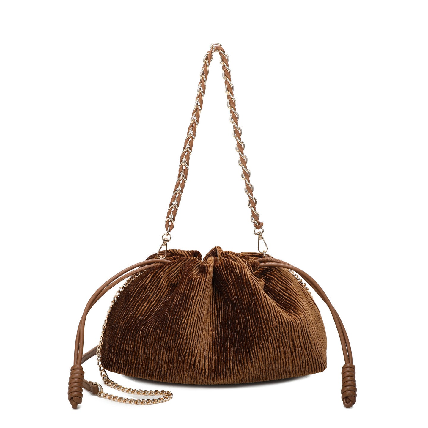 Sac épaule avec fourrure