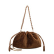 Sac épaule avec fourrure