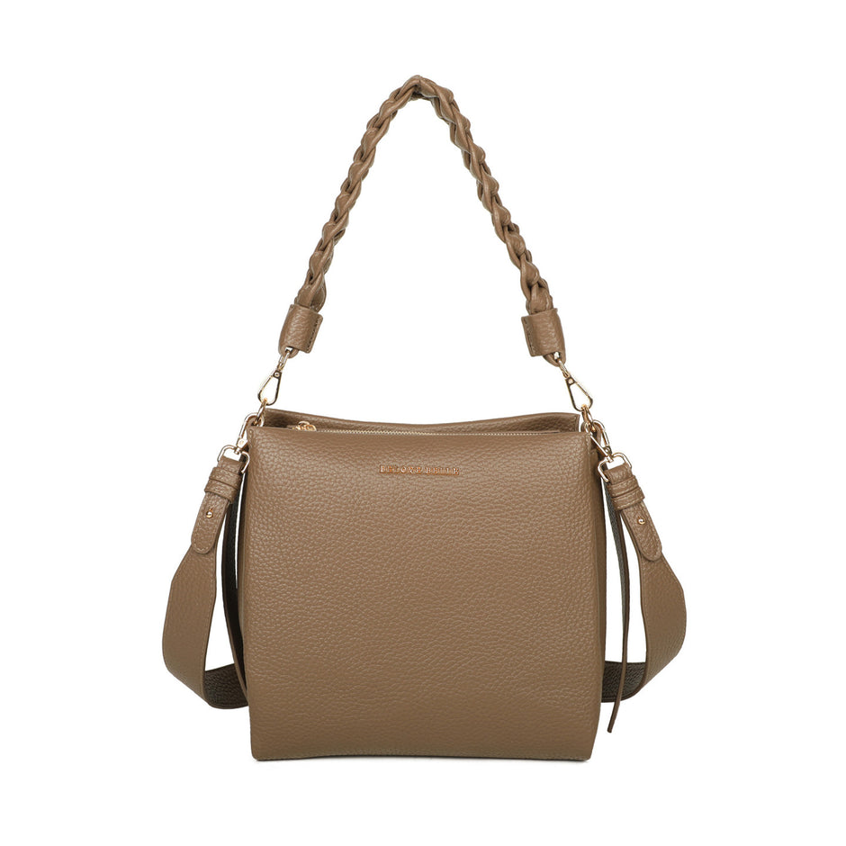Sac épaule avec tressage