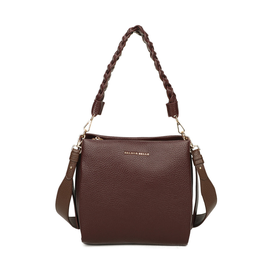 Sac épaule avec tressage
