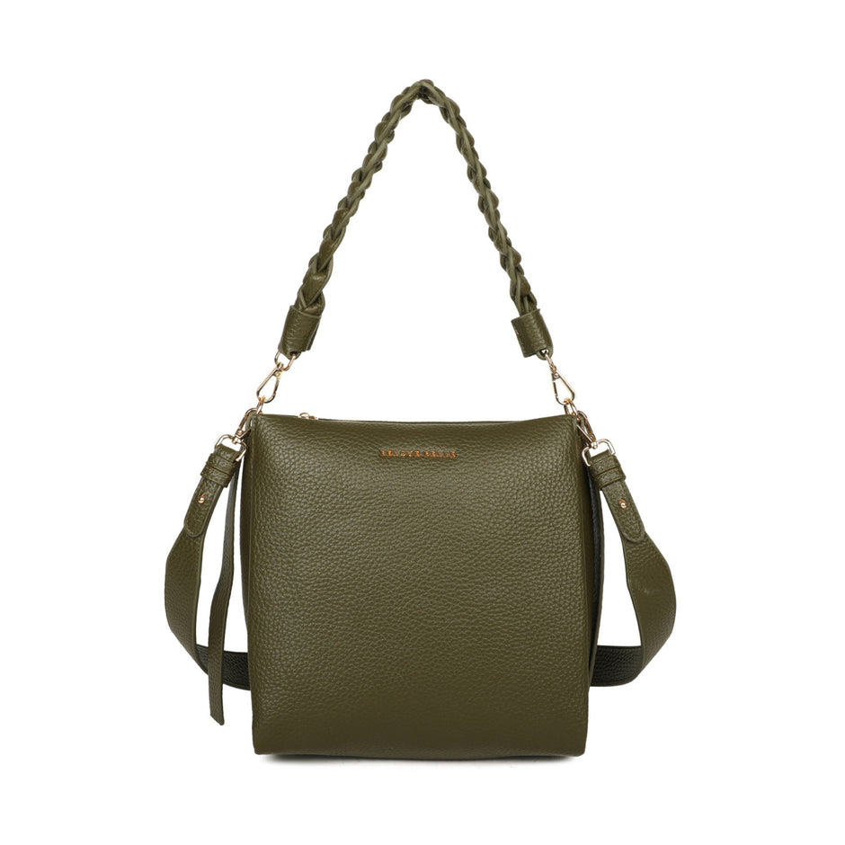 Sac épaule avec tressage