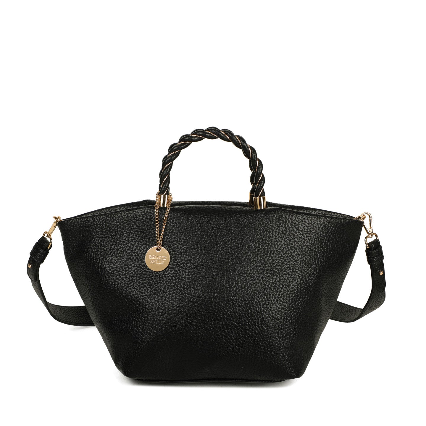 Sac shopper anse tressée