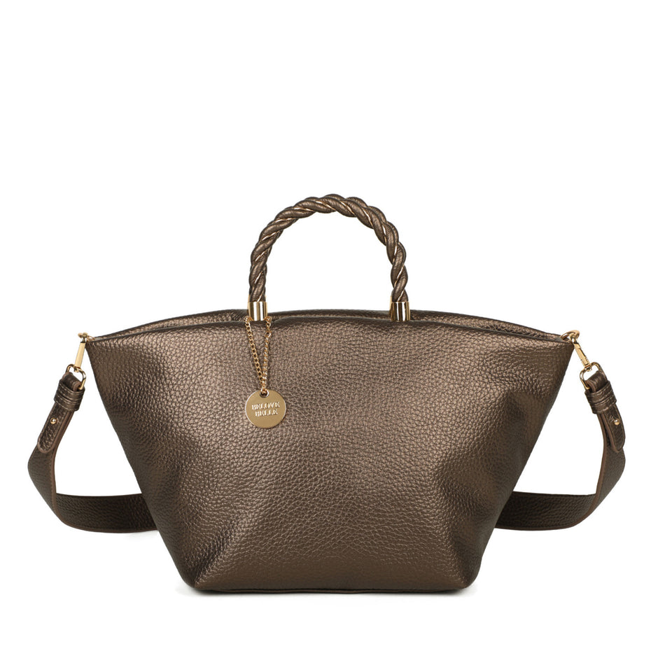 Sac shopper anse tressée