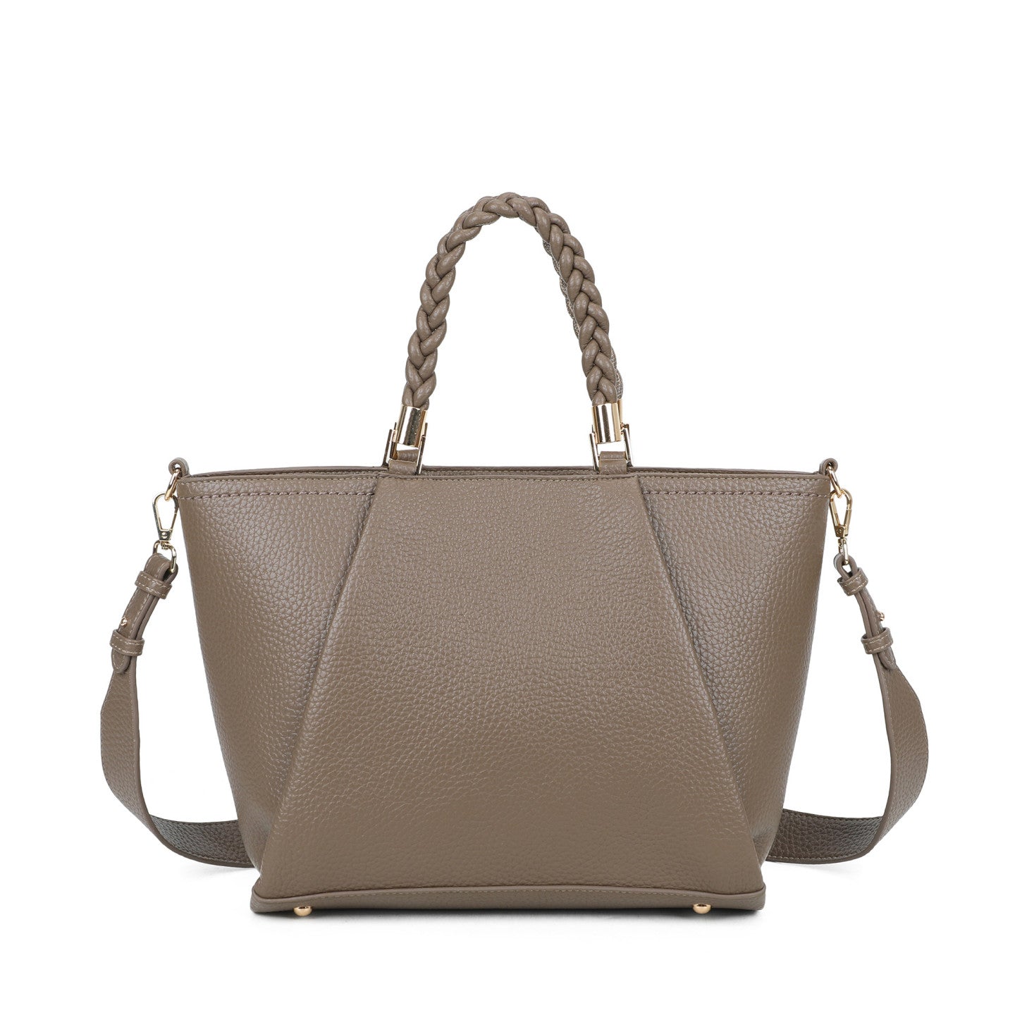 Sac shopper anse tressée