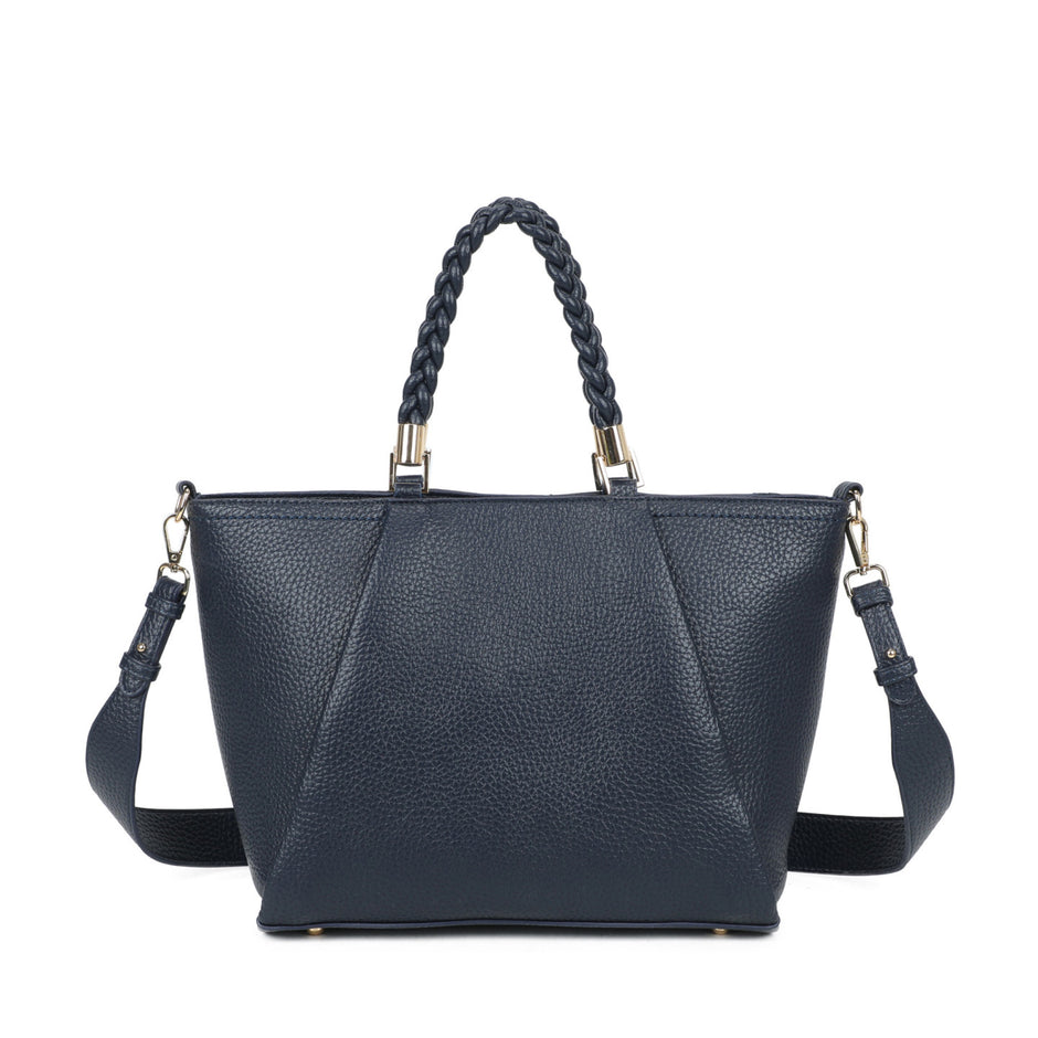 Sac shopper anse tressée