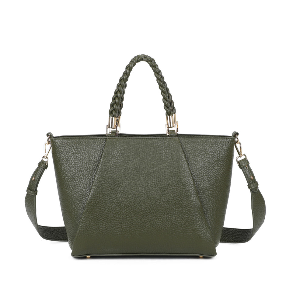 Sac shopper anse tressée